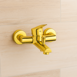 Delta Model Gold Altın Banyo Duş Bataryası