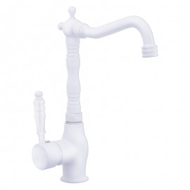 Valente Mat Beyaz Eviye Bataryası – 360° Döner Borulu, Su Tasarruflu