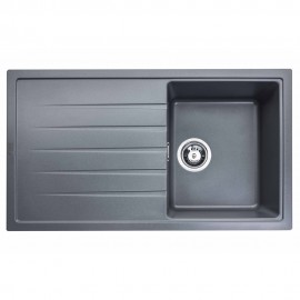 Atlante Antrasit Damlalıklı Granit Eviye 100x50