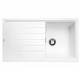 Atlante Beyaz Damlalıklı Granit Eviye 100x50