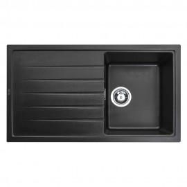 Atlante Siyah Damlalıklı Granit Eviye 85x50