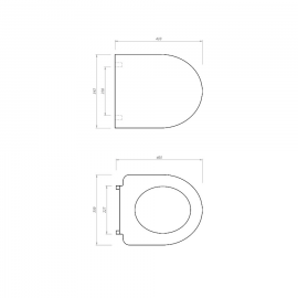 Kale Indigo Yavaş Kapanan Klozet Kapağı