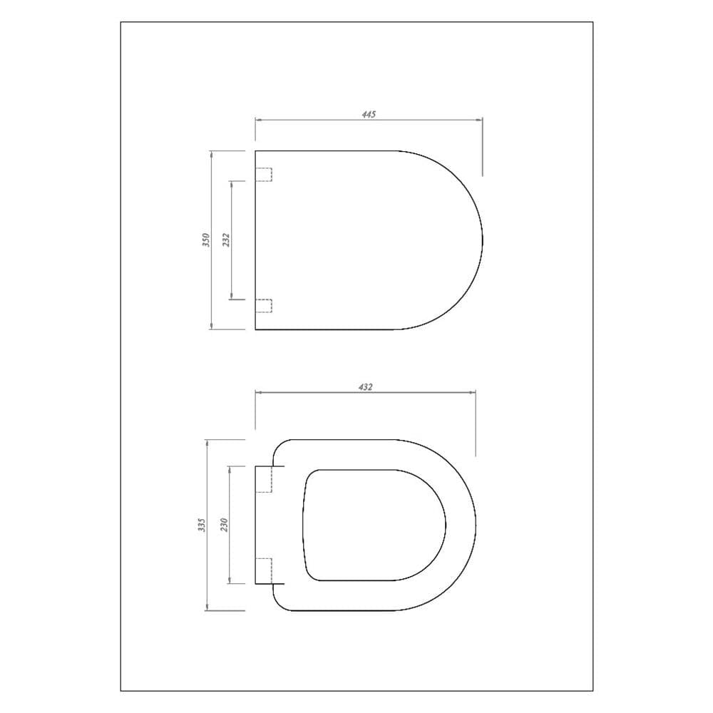 Kale Idea 48 cm Beyaz Yavaş Kapanır Klozet Kapağı