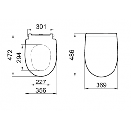 Kale Optimum Beyaz Smart Klozet Yavaş Kapanır Klozet Kapağı