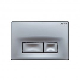 Creavit Ore Uyumlu Mat Krom Kumanda Paneli – Gömme Rezervuar Düğme Takımı