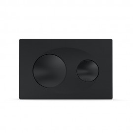 Serel P40 Uyumlu Mat Siyah Kumanda Paneli – Gömme Rezervuar Düğme Takımı