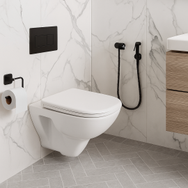 Kale Optimum Köşeli Smart Akış Asma Klozet + Smart Klozet Kapağı