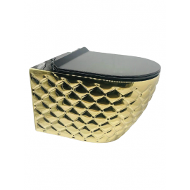 DiamondGold – Özel Desenli Gold Asma Klozet (Amortisörlü Kapak Dahil)