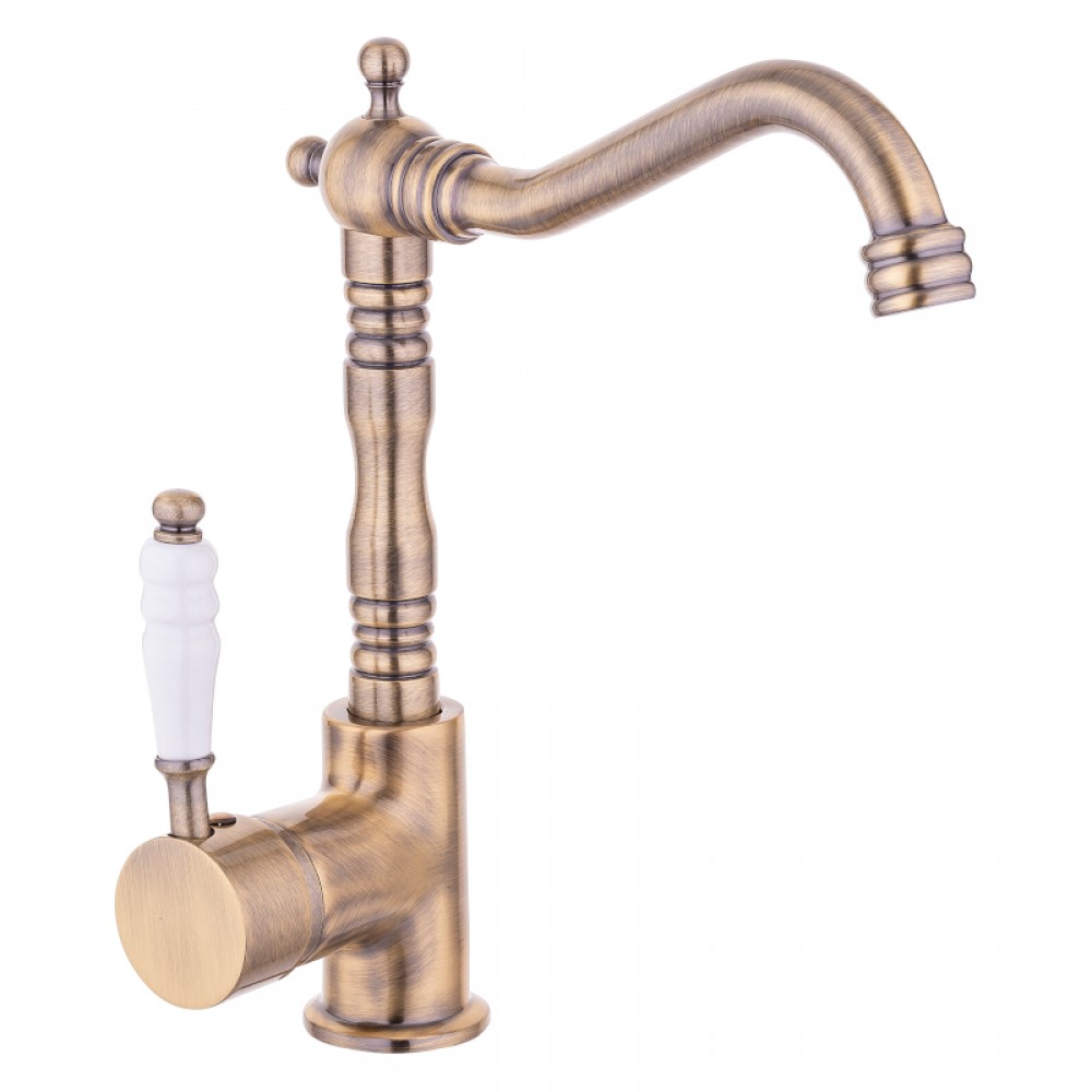 Valente Antik Eskitme Lavabo Bataryası – Kavisli Borulu, Klasik Tarz, Su Tasarruflu Valente Antik Eskitme Lavabo Bataryası – Kavisli Borulu, Klasik Tarz, Su Tasarruflu