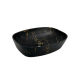 MarbleLine Siyah Mermer Desenli Seramik Tezgah Üstü Çanak Lavabo – 50x39 cm