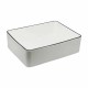 SquareLine 480 – Modern Dikdörtgen Seramik Tezgah Üstü Çanak Lavabo 48x37 Cm