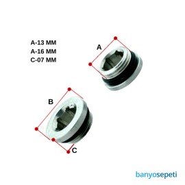 Ankastre Stop Valf İç Gövde Nipeli