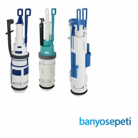 Geberit Sigma & Dizayn Serisi 12 cm Gömme Rezervuar Boşaltma Grubu – 244.820.00.1