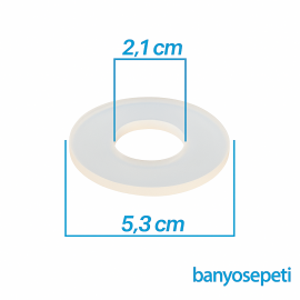 Geberit İnce Tip Gömme Rezervuar Alt Conta – 241.291.00.1 | Boşaltma Grubu Alt Sızdırmazlık Contası