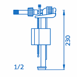 Japar Gömme Rezervuar Doldurma Grubu Şamandıra 1/2