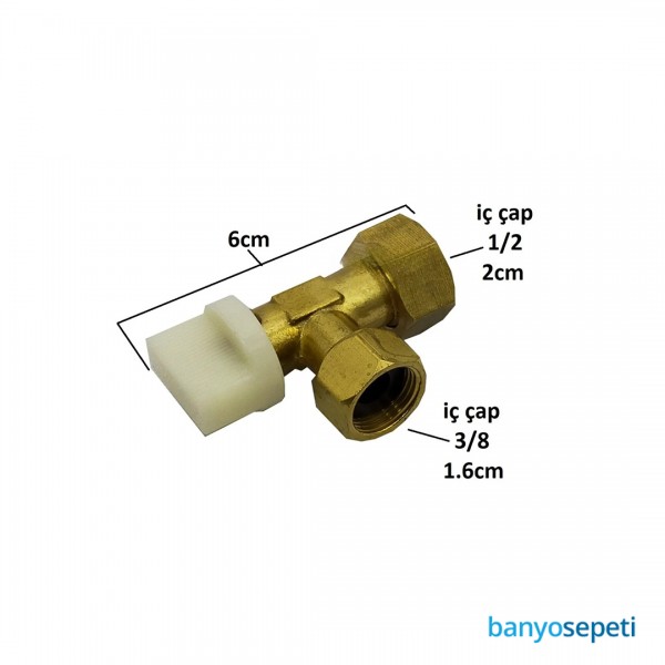 Tema Gömme Rezervuar Musluğu 3/8