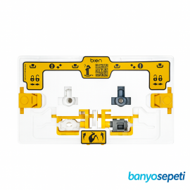 Bien Gömme Rezervuar Şeffaf Panel İç Panel Kaldıraç Seti