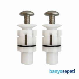 Serel Klozet Kapağı Uyumlu Plastik Dübel Montaj Seti 