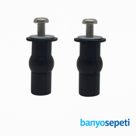 Japar Tüm Klozetlerle Uyumlu Klozet Kapağı Kauçuk Dübel Seti Paslanmaz Klozet Kapağı Montaj Aparatı