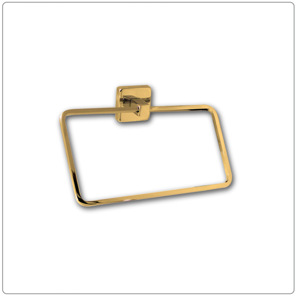 GoldSquare Kare Havluluk – Gold Altın, Duvara Monte Pirinç Tasarım GoldSquare Kare Havluluk – Gold Altın, Duvara Monte Pirinç Tasarım