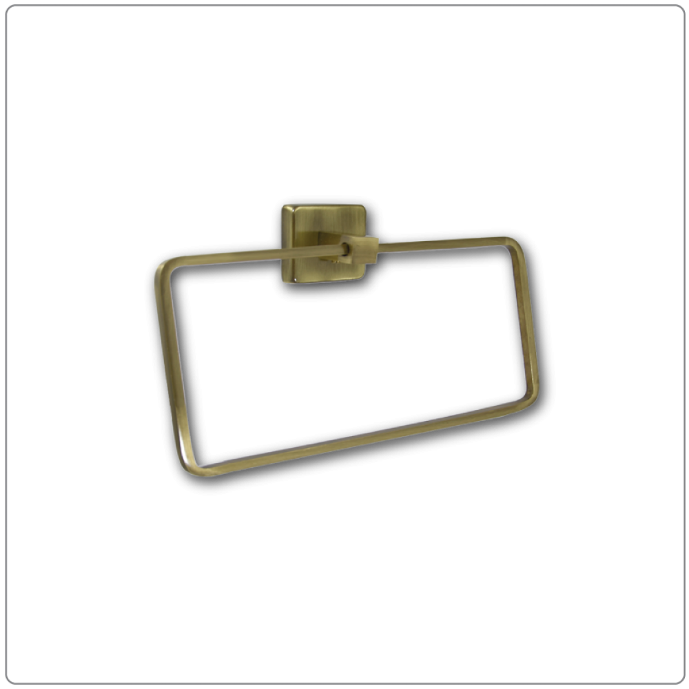 RetroSquare Kare Havluluk – Antik Eskitme, Duvara Monte Pirinç Tasarım RetroSquare Kare Havluluk – Antik Eskitme, Duvara Monte Pirinç Tasarım