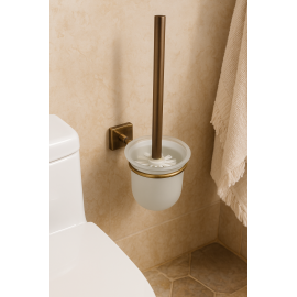 Antik Eskitme Duvara Monte Klozet Fırçası – Şık ve Hijyenik