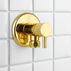 Altın Gold Renk Pirinç Taharet Musluğu