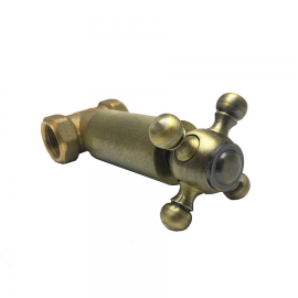 Antik Eskitme Gizli Taharet Musluğu – Stop Valf, Retro Kollu
