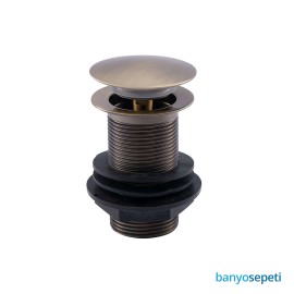 Antik Eskitme Lavabo Sifonu Pop Up