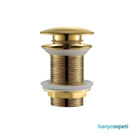 Altın Gold Lavabo Sifonu Pop Up