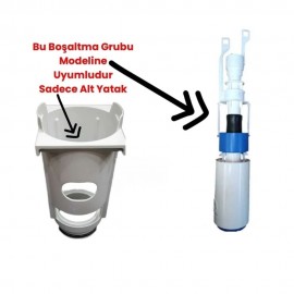 Qua Gömme Rezervuar Boşaltma Grubu Yatağı