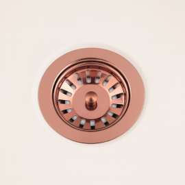 RoseCopper Rose Gold Mutfak Süzgeci – 112 mm Paslanmaz Çelik
