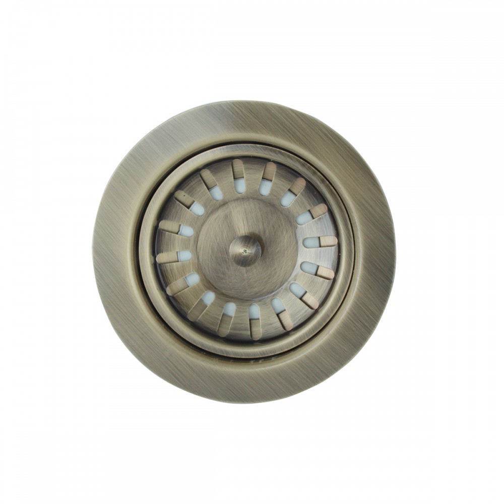 AntiqueBronze Antik Mutfak Süzgeci – 112 mm Paslanmaz Çelik