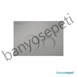 Kale İntegra Corro Mat Krom Kumanda Paneli - Gömme Rezervuar Düğme Takımı