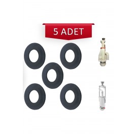 Kale Çift Basmalı Klozet Boşaltma Grubu Contası 5'li Seti