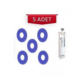 Bocchi Çift Kademeli Klozet İç Takım Boşaltma Grubu Contası 5'li Seti