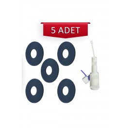 Sanica Gömme Rezervuar Boşaltma Grubu Contası 5'li Seti