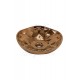 AuraRose Tezgah Üstü Armatür Deliksiz Parlak Bakır Rose Gold Lavabo – 40x40 cm
