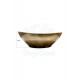 AntiqueGlow Tezgah Üstü Armatür Deliksiz Seramik Lavabo – 40x33 cm, Parlak Antik Eskitme
