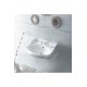 AngloWall Etajerli Duvara Monte & Kolon Ayak Uyumlu Seramik Lavabo – 60x54 cm, Beyaz