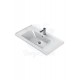 ModeraPlus Yarı Gömme Etajerli Duvara Monte & Mobilya Uyumlu Armatür Delikli Lavabo – 80x45 cm