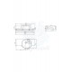 ModeraRight Etajerli Duvara Monte Seramik Lavabo – 80x38 cm, Beyaz