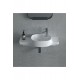 ModeraRight Etajerli Duvara Monte Seramik Lavabo – 80x38 cm, Beyaz