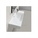 ModeraWide Etajerli Duvara Monte & Mobilya Uyumlu Seramik Lavabo – 80x35 cm, Beyaz