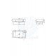 ModeraRight Etajerli Duvara Monte & Mobilya Uyumlu Seramik Lavabo – 60x30 cm, Beyaz