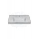 ModeraLux Etajerli Duvara Monte & Mobilya Uyumlu Seramik Lavabo – 85x38 cm, Beyaz