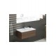 ModeraGrande Etajerli Duvara Monte & Mobilya Uyumlu Seramik Lavabo – 85x45 cm, Beyaz