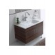 ModeraPrime Etajerli Duvara Monte & Mobilya Uyumlu Seramik Lavabo – 65x45 cm, Beyaz
