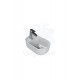 ModeraCompact Tezgah Üstü Armatür Delikli Seramik Lavabo – 42x28 cm, Beyaz