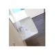 ModeraFit Armatür Delikli Duvara Monte & Mobilya Uyumlu Seramik Lavabo – 60x48 cm, Beyaz